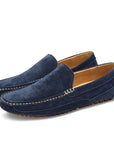 Black Loafers Women Suede Comfort Casual Style 1