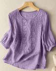 Calm Women's Blouse with Embroidered Design 4