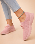 women's slip-on knit sneakers