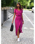 Charming Floral Midi Summer Dress For Women 7
