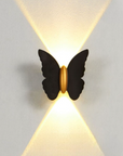 Charming Outdoor Wall Light for Unisex Aluminum Warm White Butterfly Design 5
