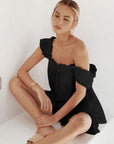 Charming Womens Lounge Set With Ruffle Details 7