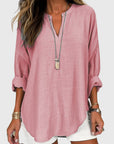 Chic Long Sleeve Beach Shirt For Women 3