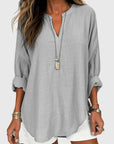 Chic Long Sleeve Beach Shirt For Women 4