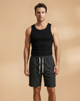 Chic Men's Striped Knee-Length Casual Shorts 0