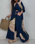 Chic Women's Outfit With Cropped Shirt & Wide Legs 5