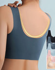 Comfort Bra Wireless Design Natural Cup Breathable Stretchy Material Women 2