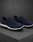 Men's camel slip-on outdoor sneakers