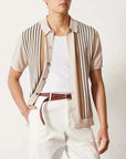 Men’s men's knitted polo top