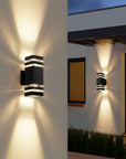 Elegant Outdoor Wall Light for Unisex Garden Weather Resistant Modern Design 3