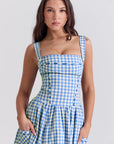 Elegant Pleated Midi Sundress for Special Occasions 5