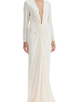 Elegant Pleated V-Neck Midi Dress 6
