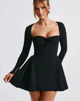 Elegant Sweetheart Neckline A-Line Dress with Tulle Skirt 8