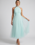 Women’s women's halterneck maxi dress