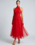 Women’s women's halterneck maxi dress
