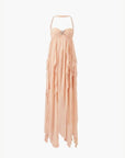 Embellished Open Back Maxi Dress With Mermaid Silhouette 1