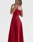 Floral Bustier Summer Dress With Side Slit 5