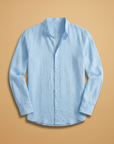 Fresh Men's Shirt Long Sleeve Stand-Up Collar 1