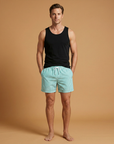Fresh Men's Swim Trunks With Striped Design 2