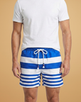 Fresh Men's Swim Trunks with Striped Design 8