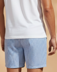 Fresh Striped Board Shorts for Men with Pockets 3