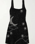 Hand-Embellished Mini Dress With Beaded Detail 5