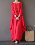 Ivy | White Midi Dress Long Sleeve Swing Design 4