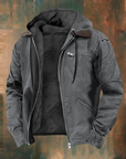Men's Brown Faux Leather Jacket biker timeless style
