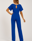 Jumpsuit With Tie Belt And Flattering Silhouette For Casual And Evening Wear 7