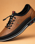 men's vegan leather lace-up dress shoes