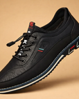 men's vegan leather lace-up dress shoes
