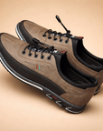 men's vegan leather lace-up dress shoes