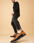 men's vegan leather lace-up dress shoes