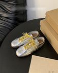 women's retro chunky lace-up sneakers
