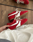 women's retro chunky lace-up sneakers