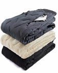 Women's fleece lined thermal pants in black