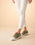 women's breathable knit slip-on sneakers