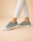 women's breathable knit slip-on sneakers