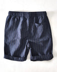 Linen Shorts With Stripes And Relaxed Fit 1