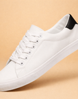 men's classic low-top leather-look sneakers
