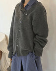 Women's brown cashmere jumper with soft knit