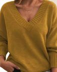Women's dark grey cashmere jumper in soft knit