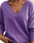 Women's dark grey cashmere jumper in soft knit