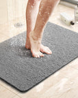 Luxurious Shower Mat for Unisex Soft Non-Slip Microban Quick Dry 1