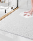 Luxurious Shower Mat for Unisex Soft Non-Slip Microban Quick Dry 6