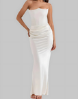 Maxi Dress Elegant Draped Silhouette for Women 6
