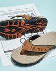 Men's Athletic Flip Flops High Arch Support Water-Resistant Rubber Sole 2