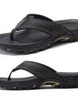 Men's Athletic Flip Flops High Arch Support Water-Resistant Rubber Sole 7