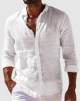 Men's Shirt Long Sleeve Button-Up Relaxed Fit 1