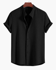 Men's Shirt Slim Fit Stand Collar Elegant Design Modern Style 5
